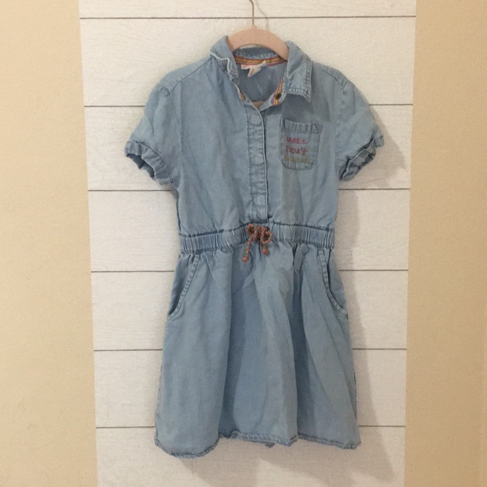 Cat and Jack Girls Chambray Dress
